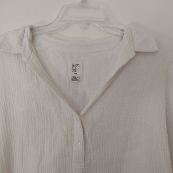 CORE life white short sleeve shirt - Picture 6 of 8